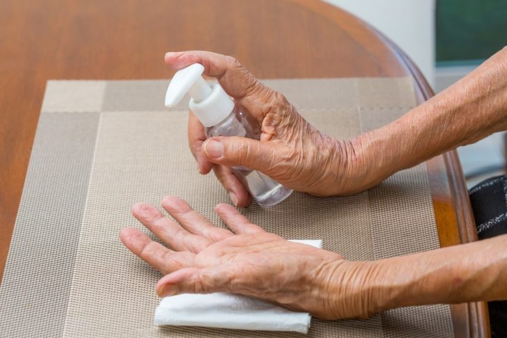 older-woman-washing-hands