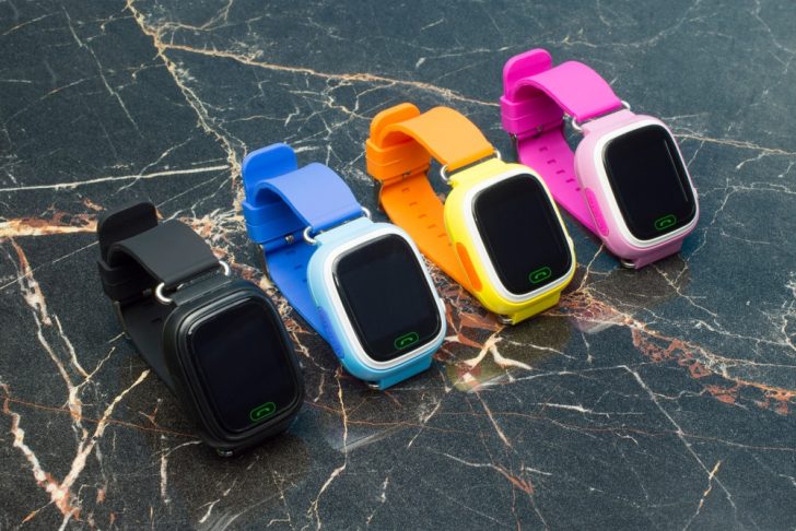 Smart watches of different colors